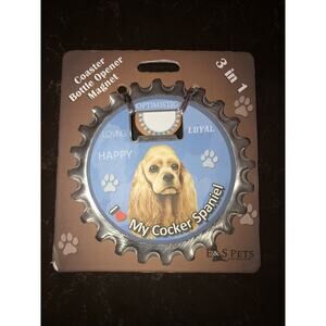 I Love my Cocker Spaniel Magnetic Bottle Opener Gift For Dog Mom Dad Doggy Puppy